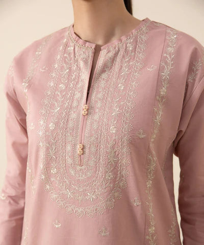 SAPPHIRE 3PC Linen Embroidered With Chiffon Embroidered Dupatta-1310