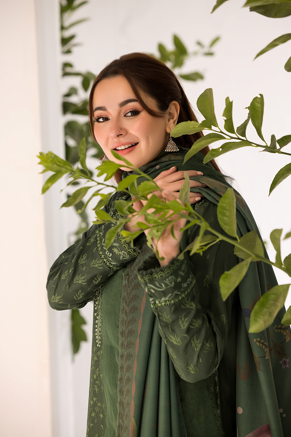 Lawn-3PC Embroidered Shirt with Digital Printed Jacquard Dupatta - 1113