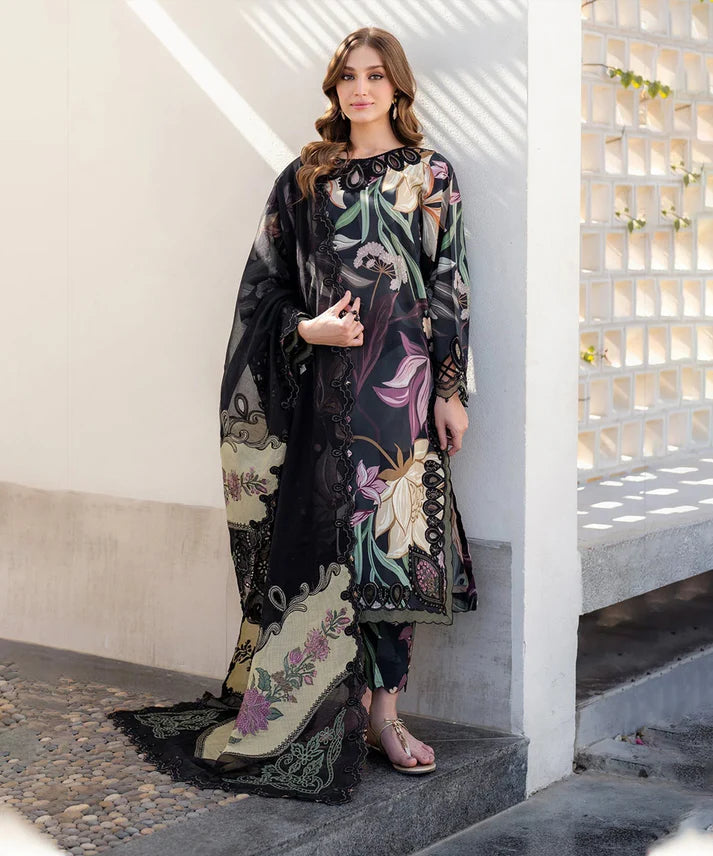 Karandi-3PC Digital Printed Shirt with Karandi Digital Printed Dupatta -1713