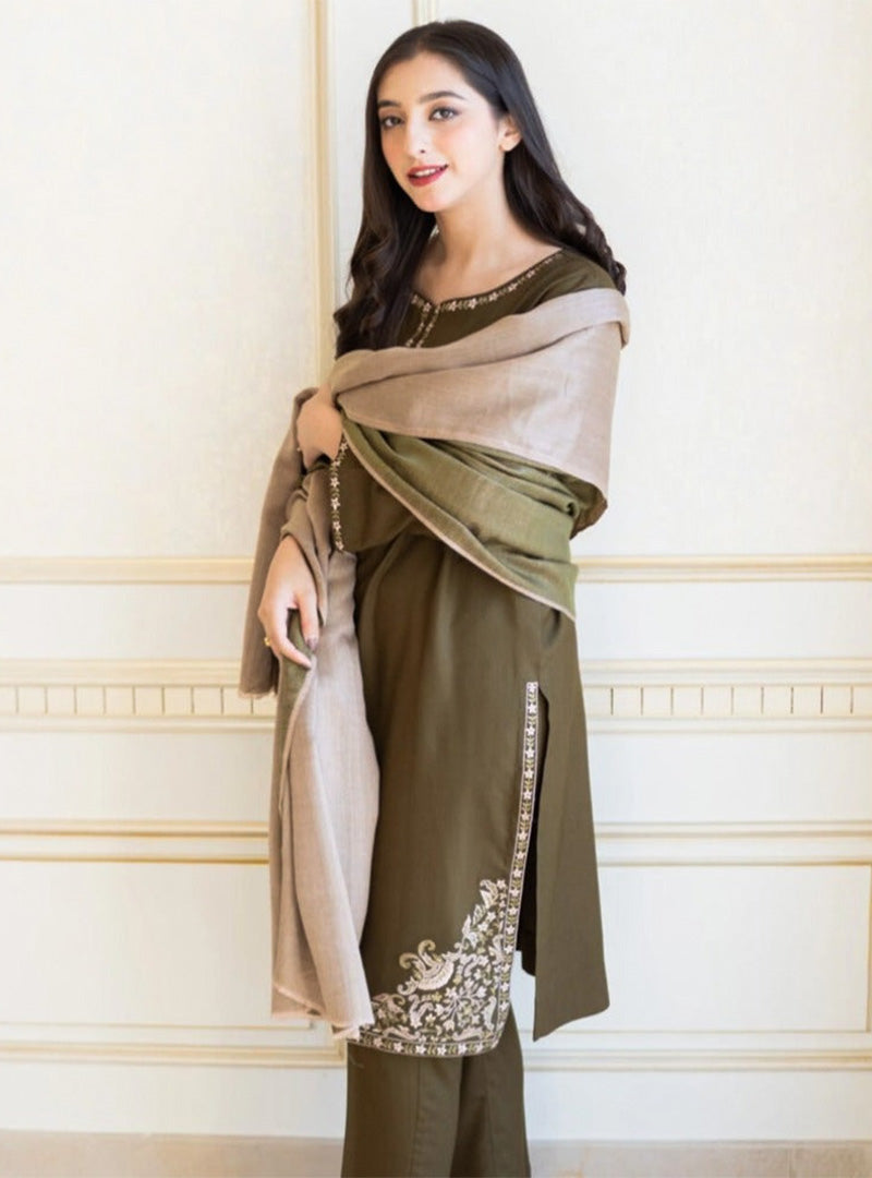 Dhanak 3PC Embroidered-611