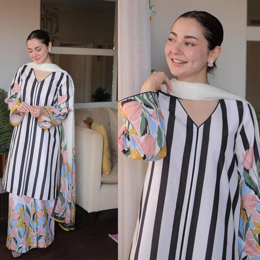 LULUSAR Silk 3PC Digital Printed-865