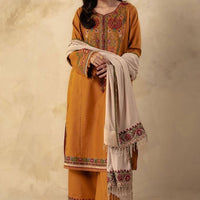 Zara Shahjahan Dhanak 3PC Embroidered-627