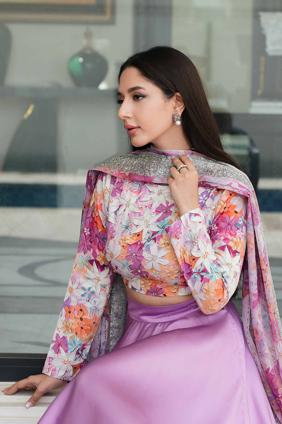 LULUSAR Silk 3PC Digital Printed-872