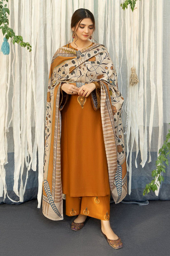 URGE 3PC Dhanak Embroidered-651