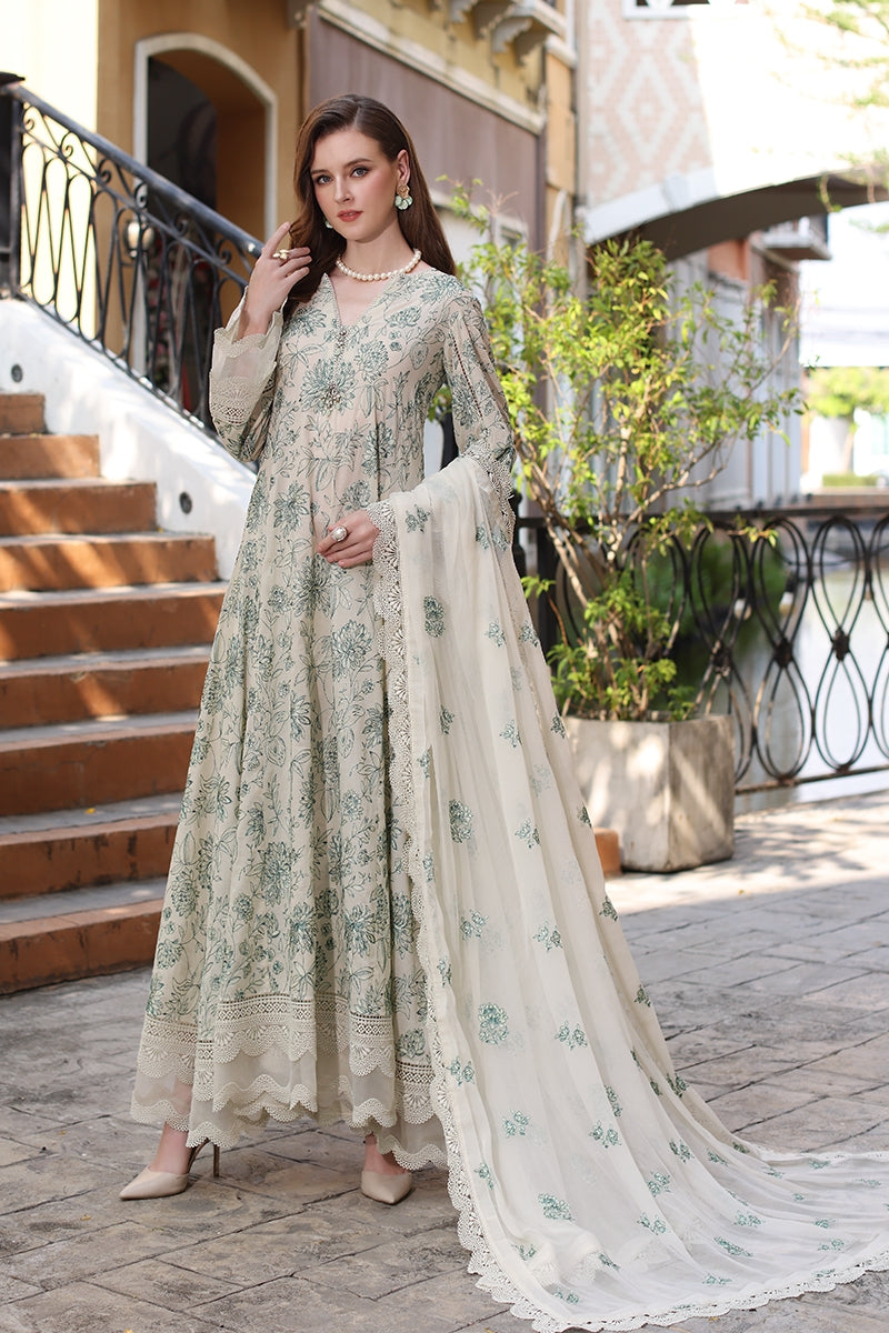 Bareeze Dhanak 3PC Embroidered With Chiffon Embroidered Dupatta-124